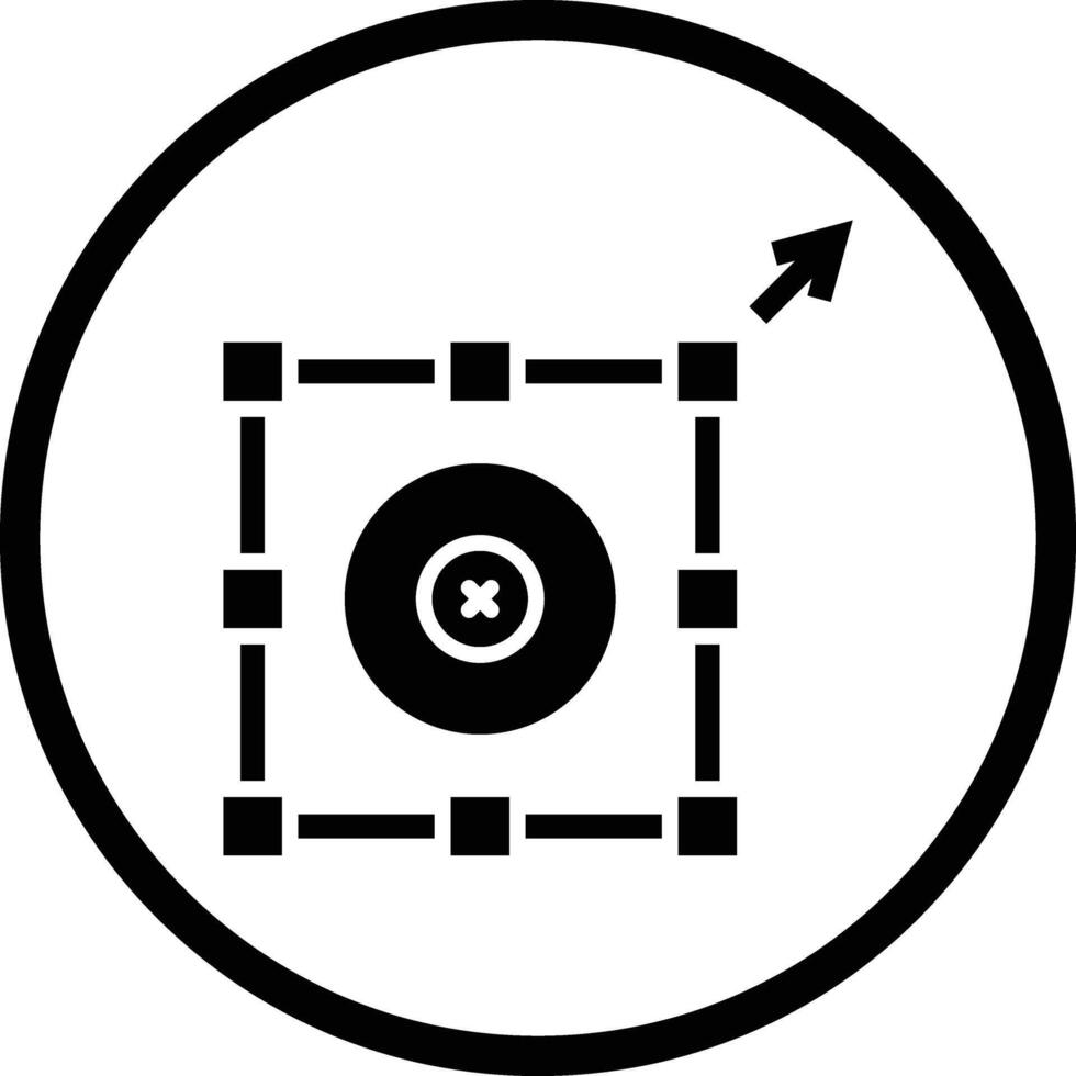 Resize option Icon Design Illustration vector