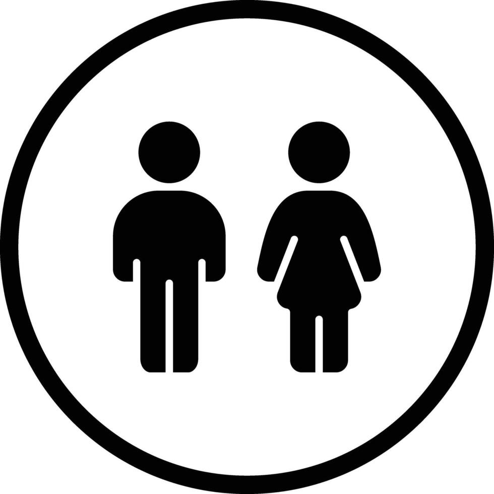 Toilet sign Icon Design Illustration vector