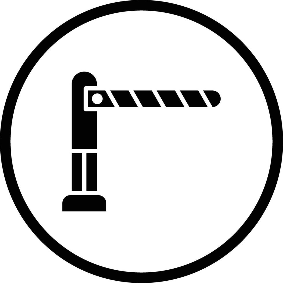 Barrier Icon Design Illustration vector