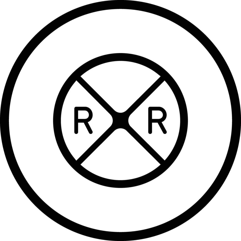rail road Icon Design Illustration vector