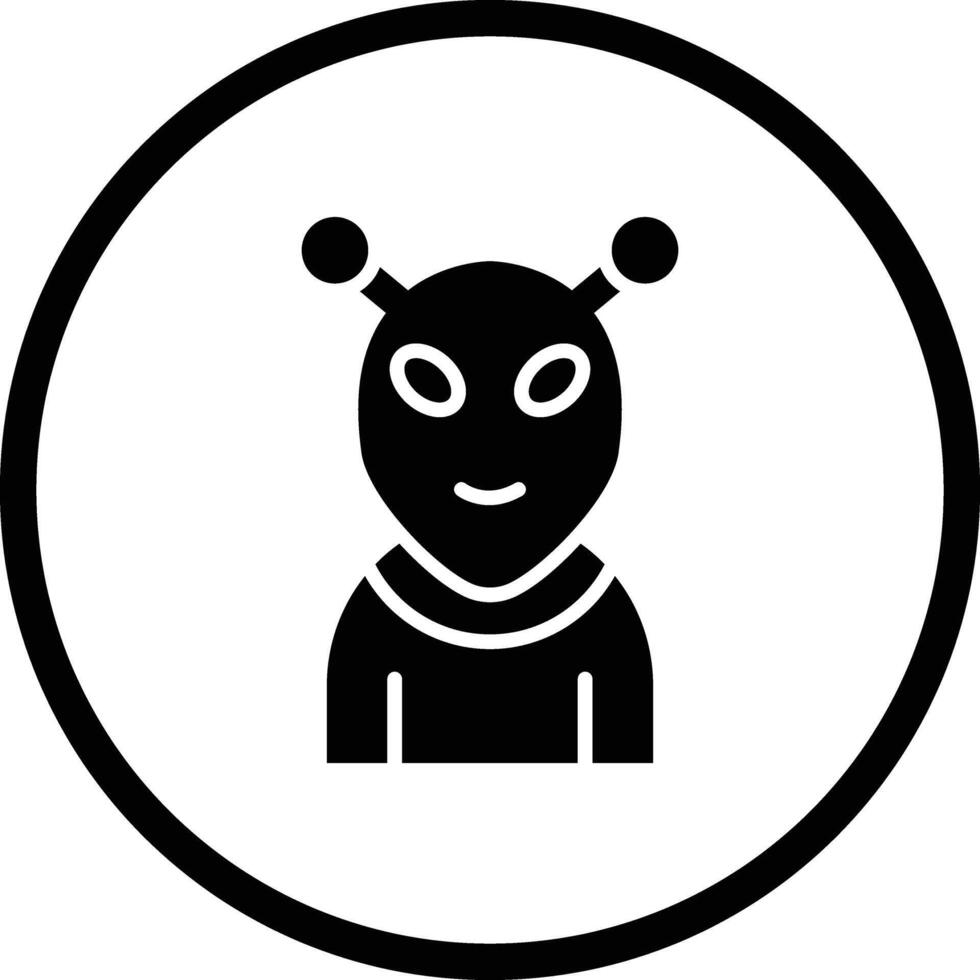 Alien Icon Design Illustration vector