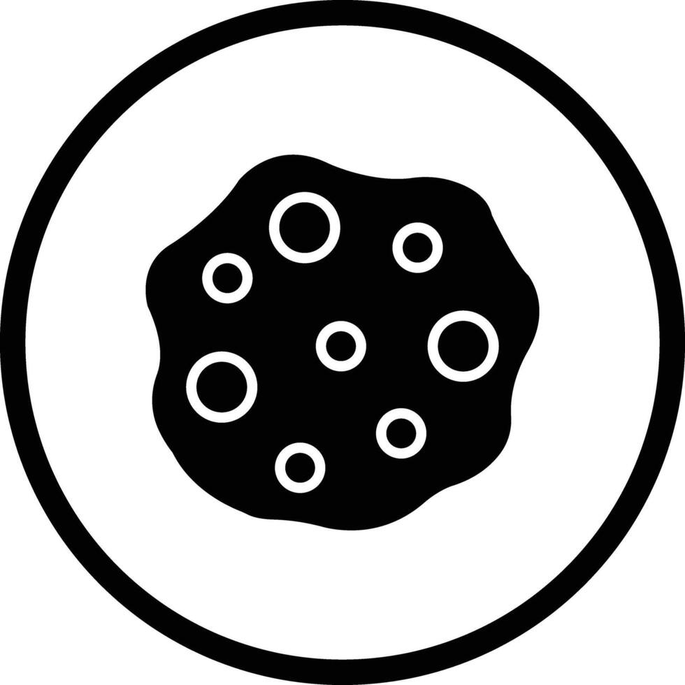 Asteroid Icon Design Illustration vector