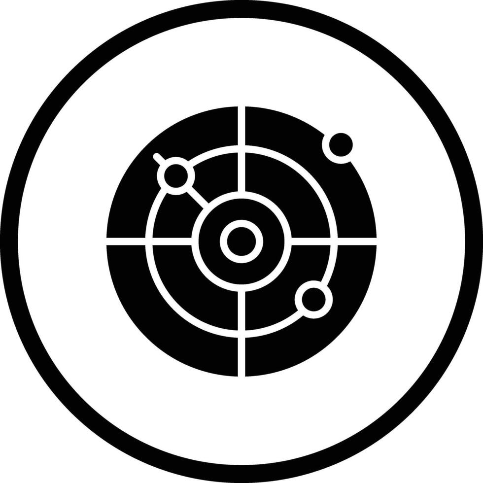 Radar Icon Design Illustration vector