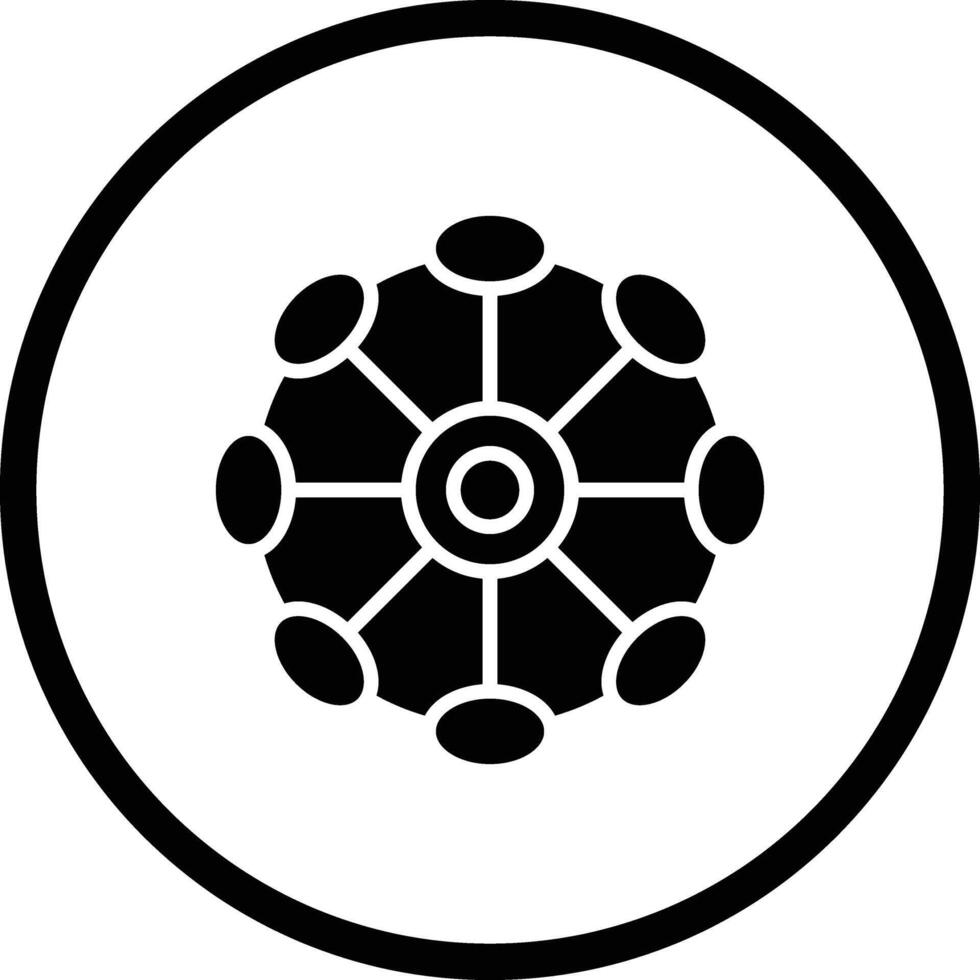 Artificial gravity Icon Design Illustration vector