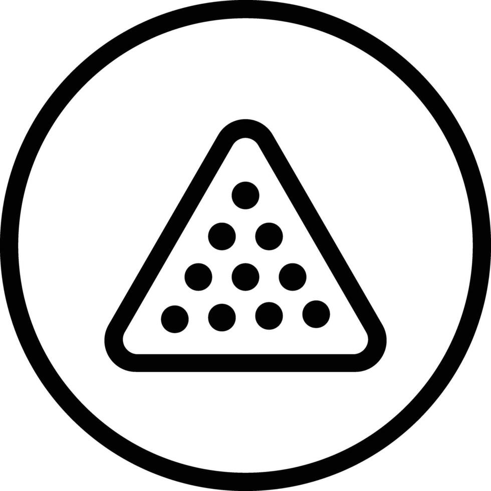 Snooker Icon Design Illustration vector