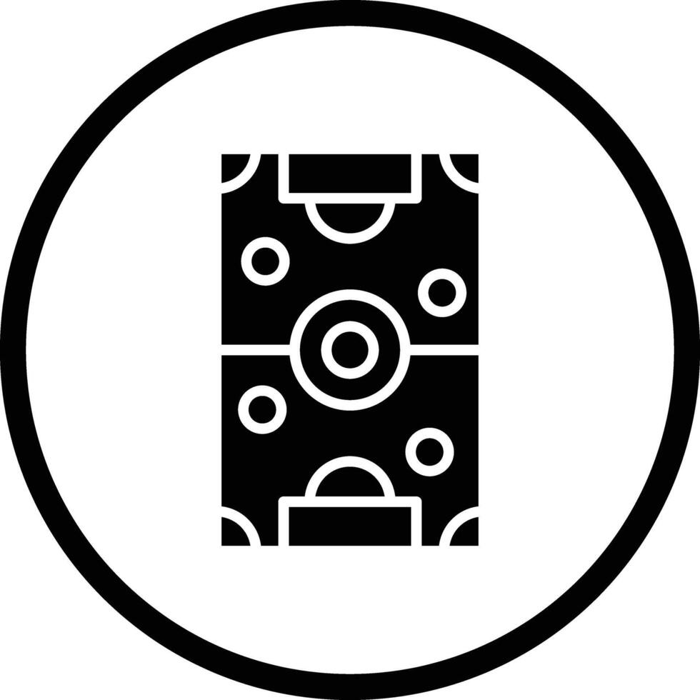 Soccer field Icon Design Illustration vector