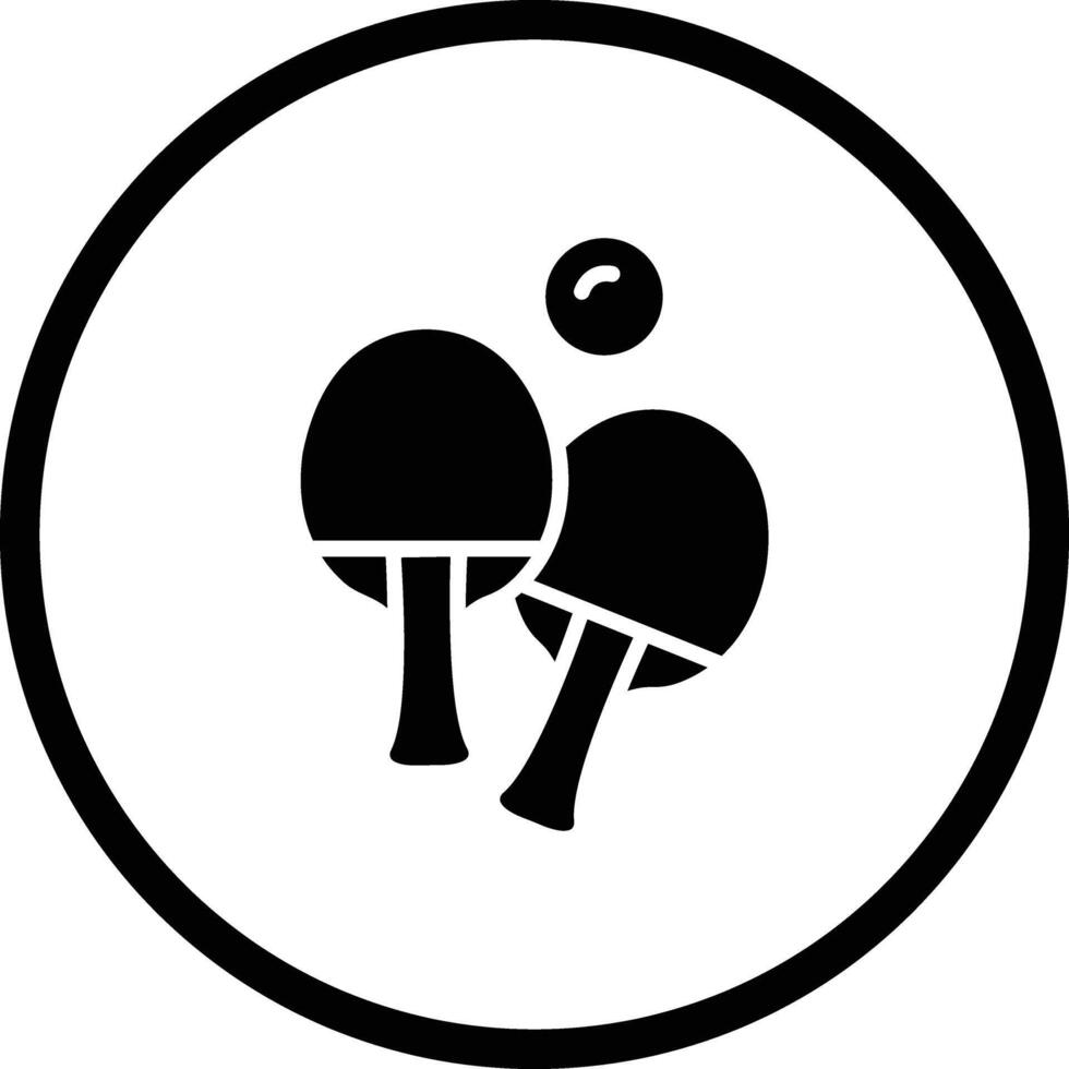 Ping pong Icon Design Illustration vector