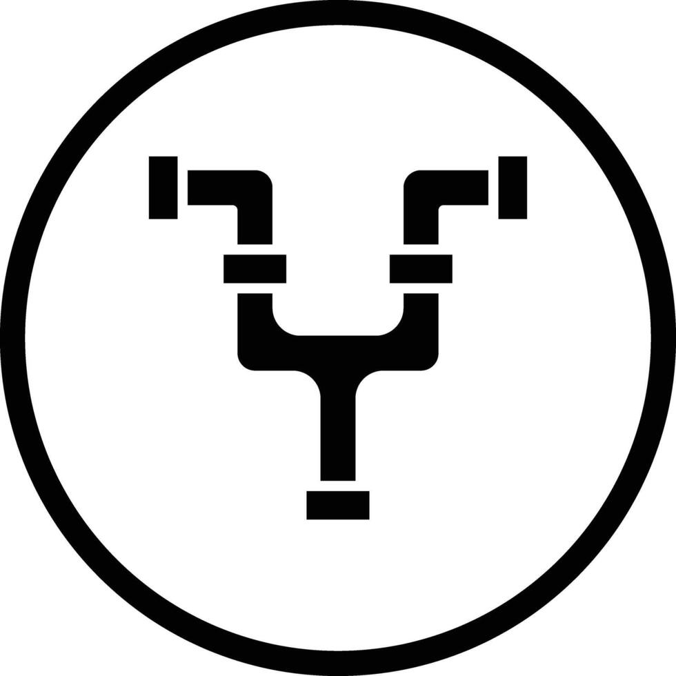 Pipe Icon Design Illustration vector