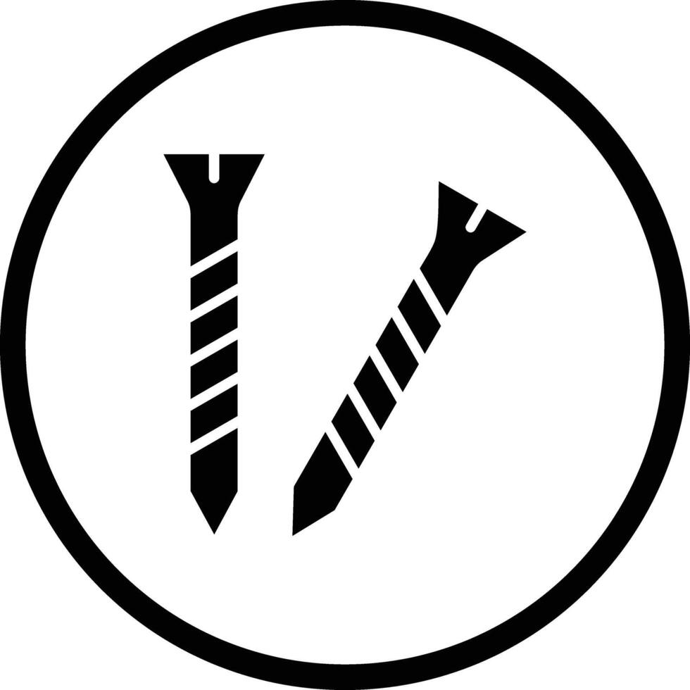 Screws Icon Design Illustration vector
