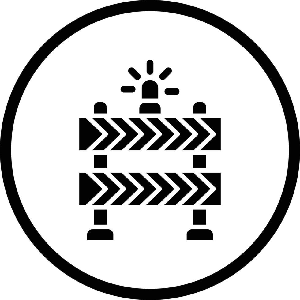 Barrier Icon Design Illustration vector