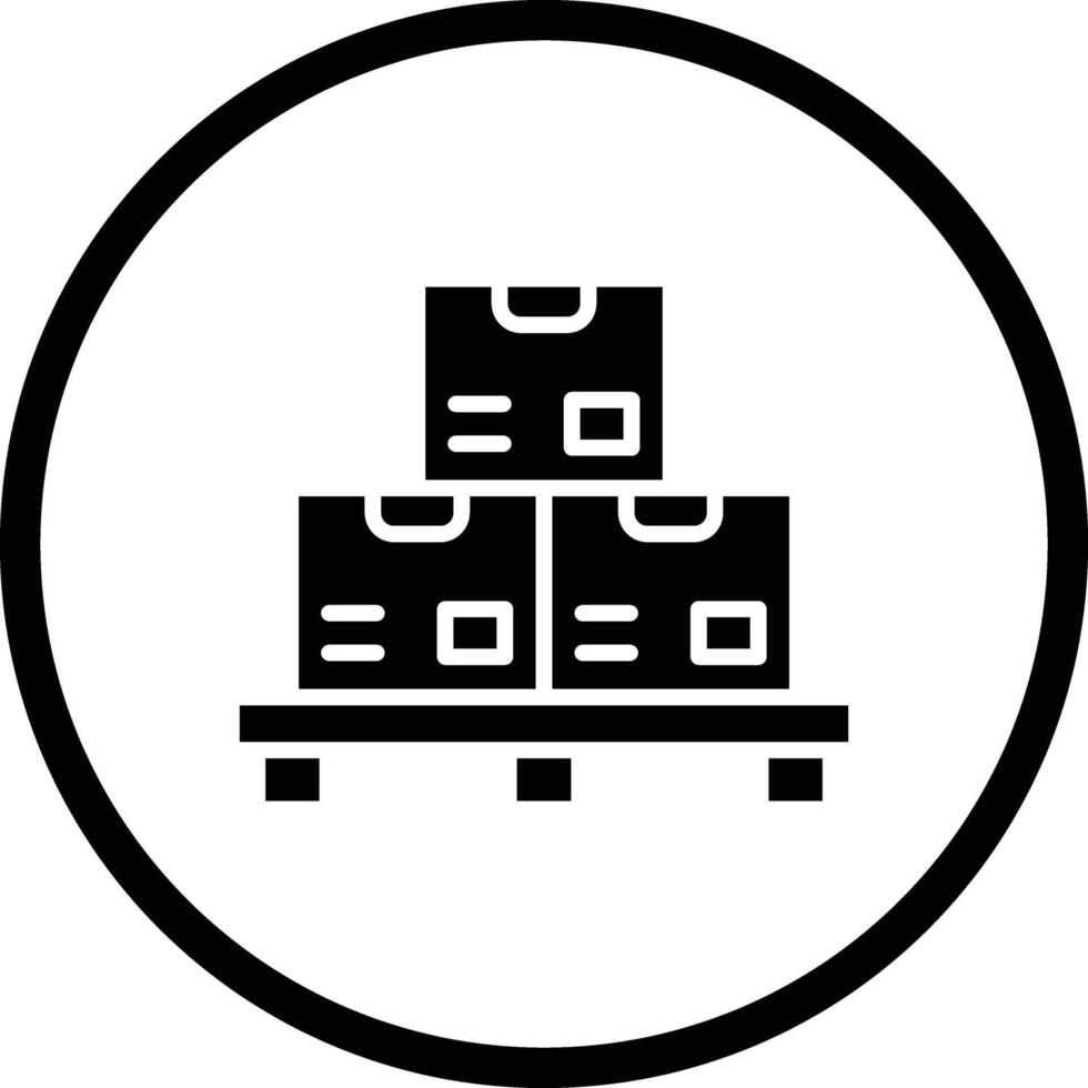 Pallet Icon Design Illustration vector