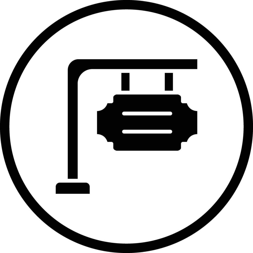 Signboard Icon Design Illustration vector