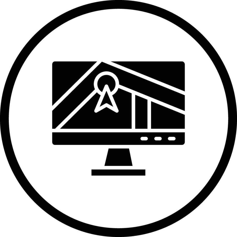 Gps navigator Icon Design Illustration vector