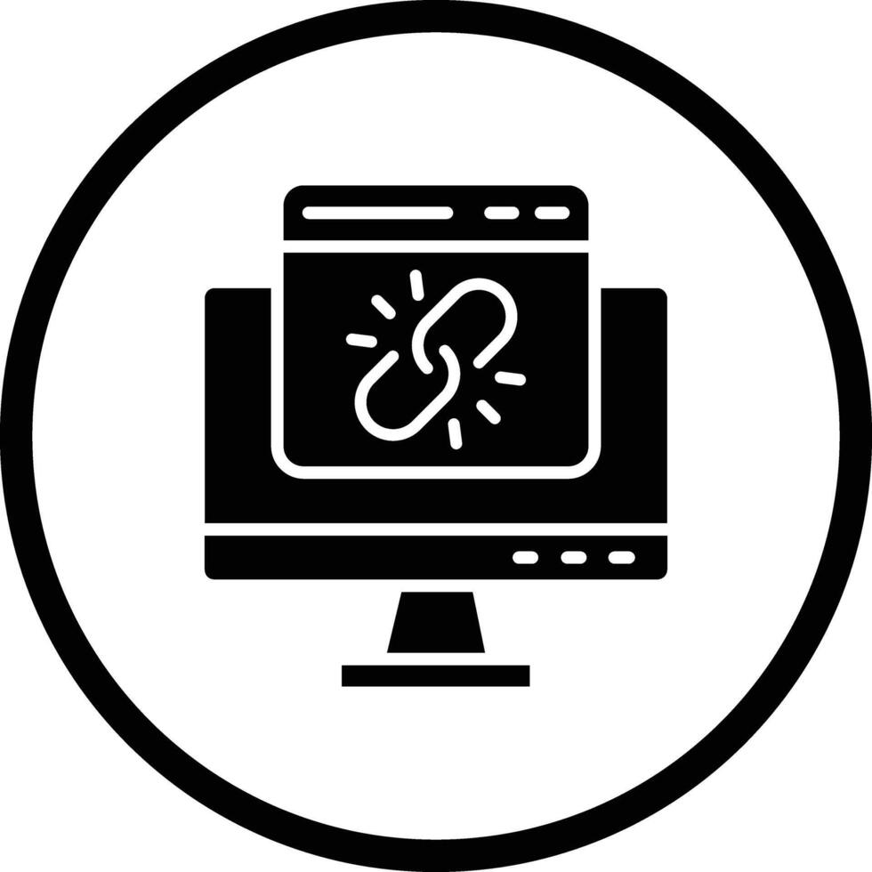 Web link Icon Design Illustration vector
