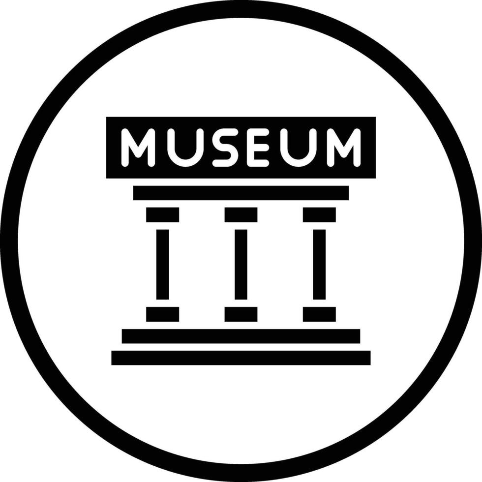 Museum Icon Design Illustration vector