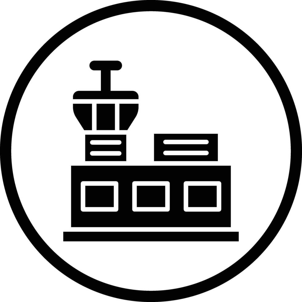 Airport Icon Design Illustration vector