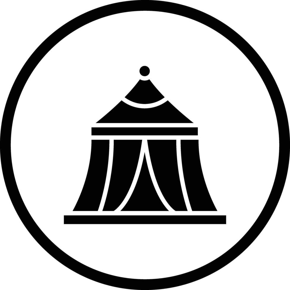 Circus tent Icon Design Illustration vector