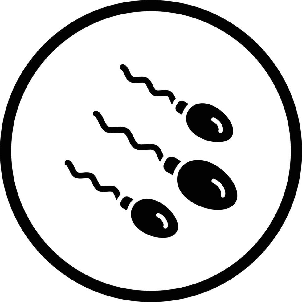 Sperms Icon Design Illustration vector