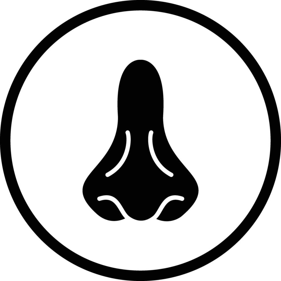 Nose Icon Design Illustration vector