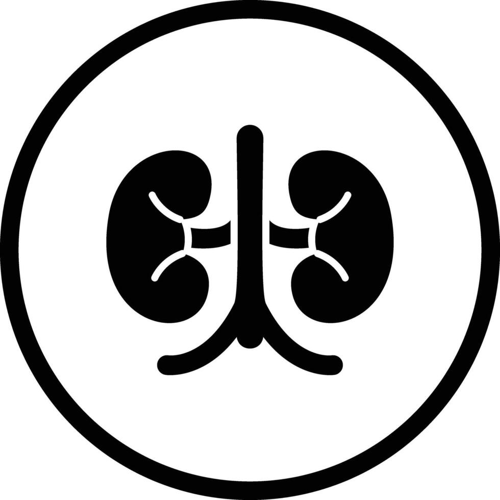 Kidney Icon Design Illustration vector