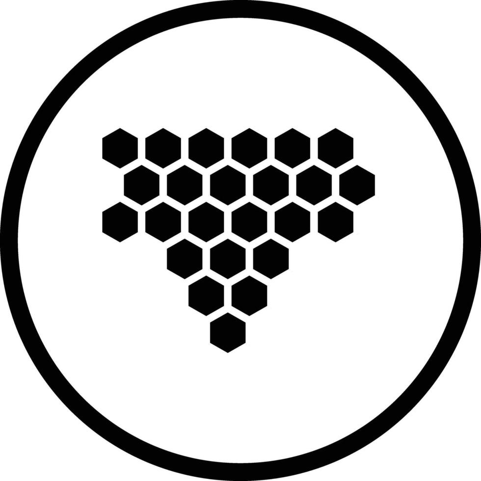 Honey comb Icon Design Illustration vector