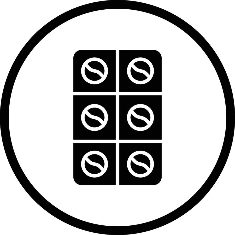Blister Icon Design Illustration vector