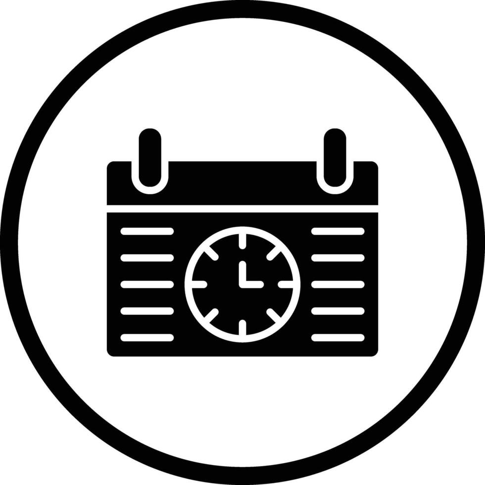 Clock Icon Design Illustration vector