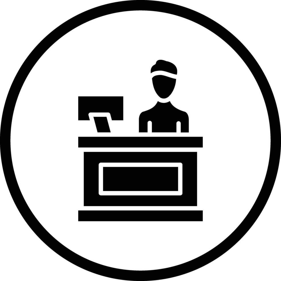 Employee Icon Design Illustration vector