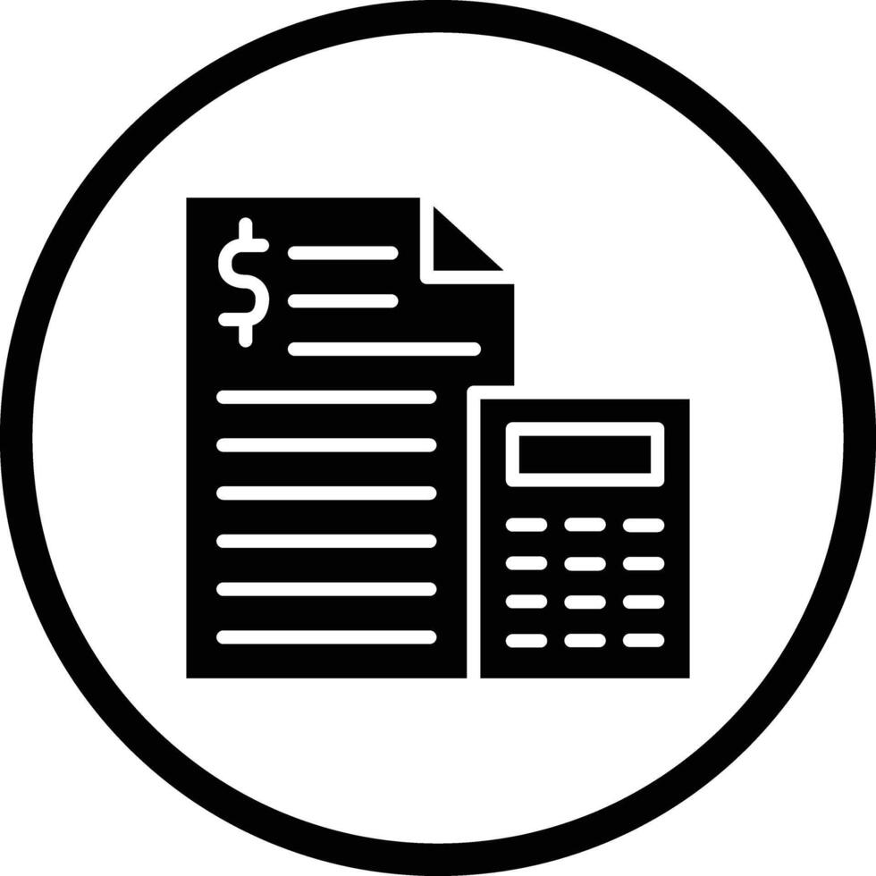 Budget Icon Design Illustration vector