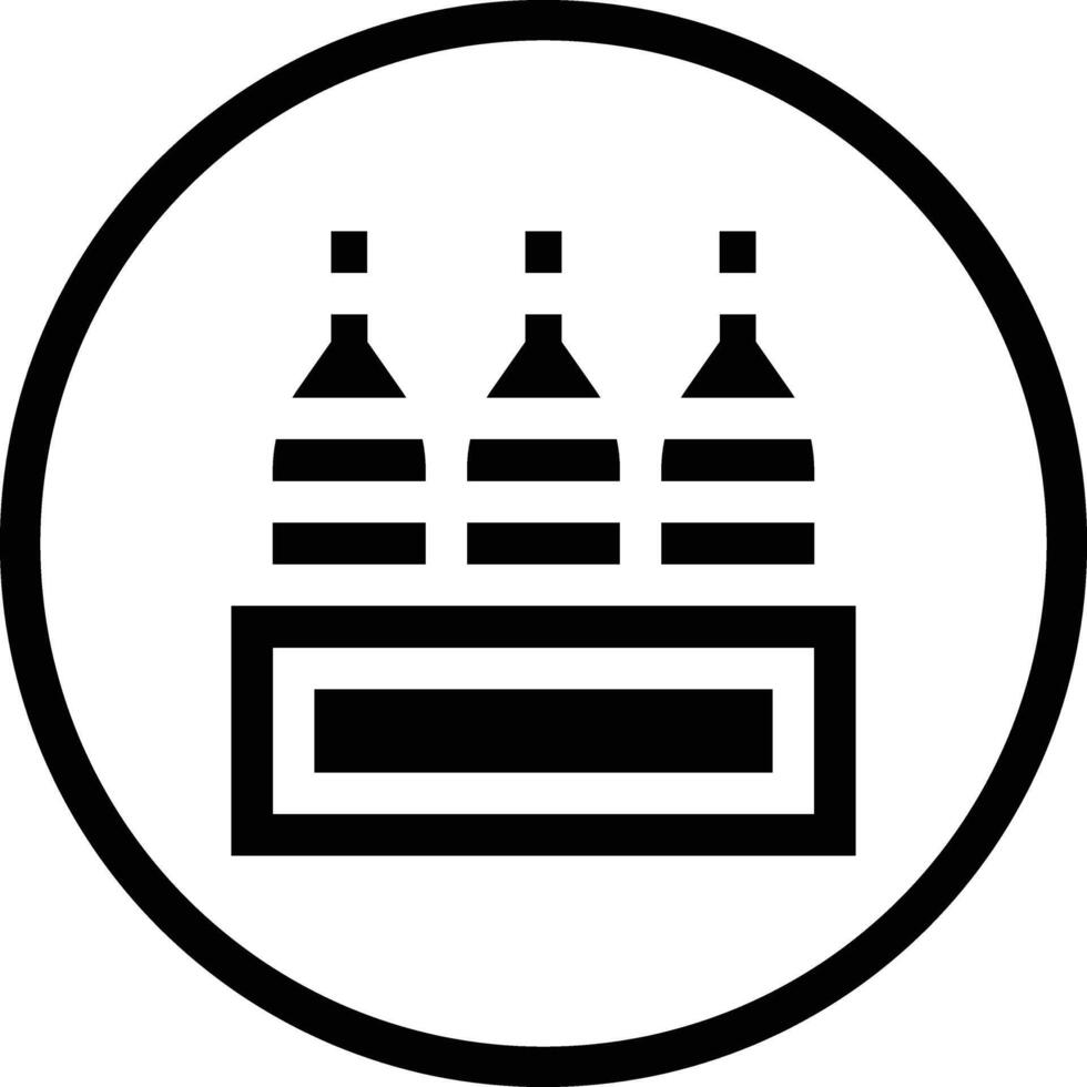 Wine Box Icon Design Illustration vector