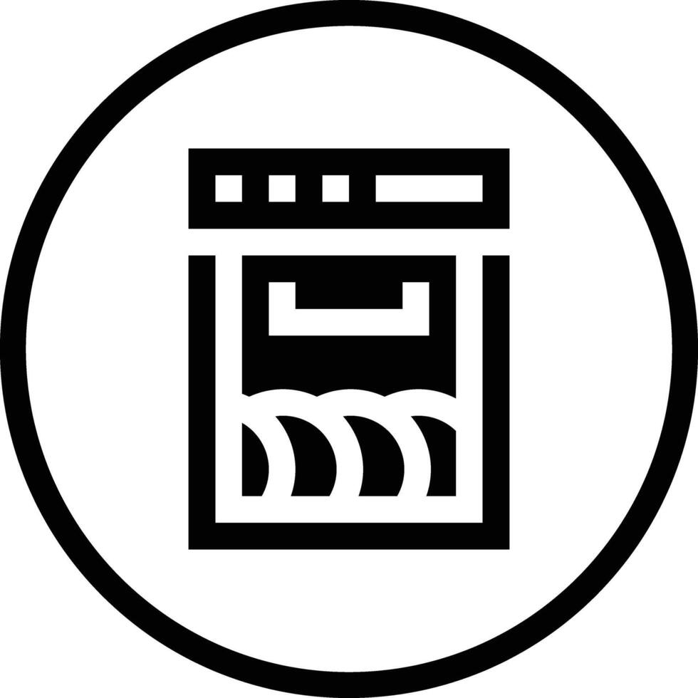 Dishwashing Icon Design Illustration vector