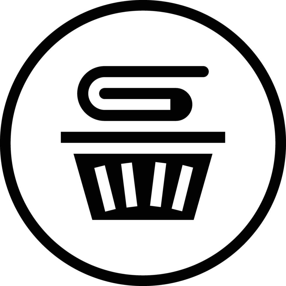 Bucket Icon Design Illustration vector