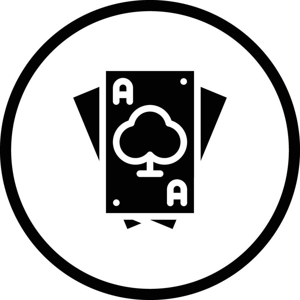 Playing card Icon Design Illustration vector