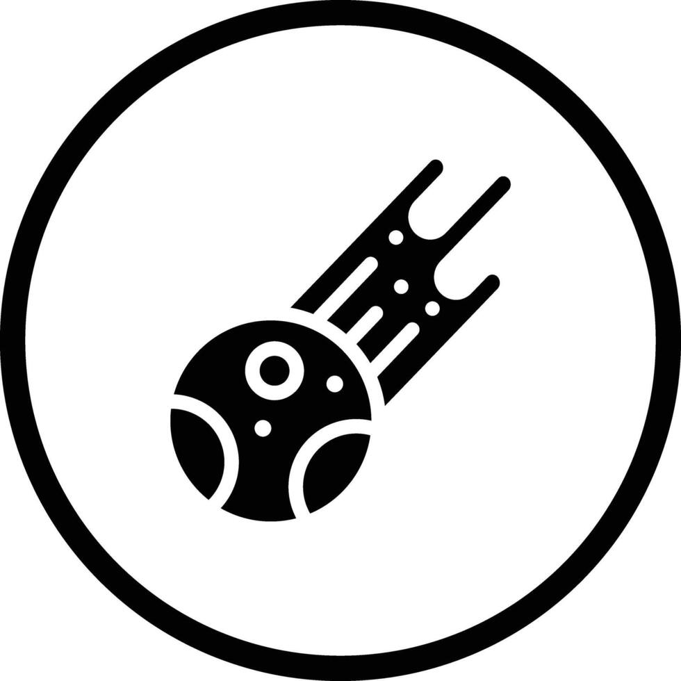 Meteor Icon Design Illustration vector