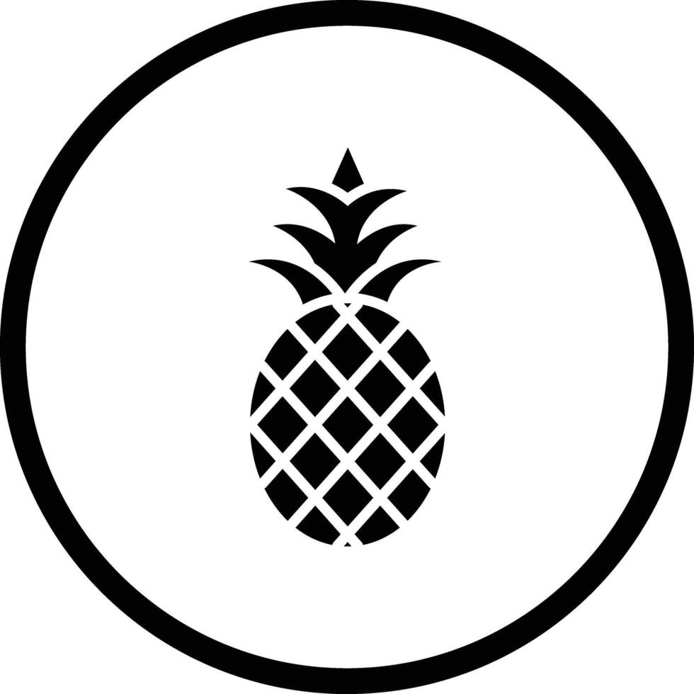 Pineapple Icon Design Illustration vector