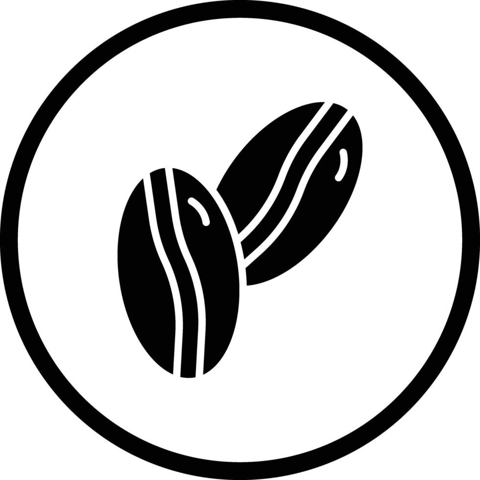 Coffee beans Icon Design Illustration vector