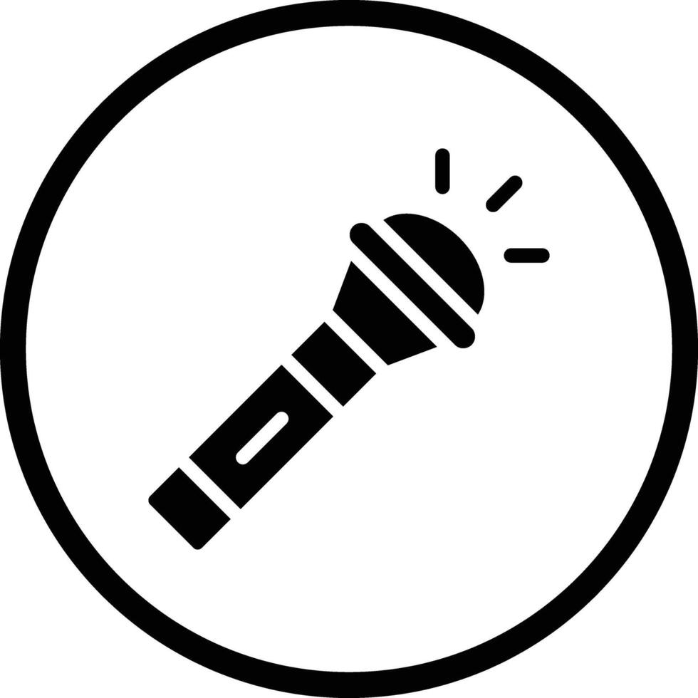 Flashlight Icon Design Illustration vector
