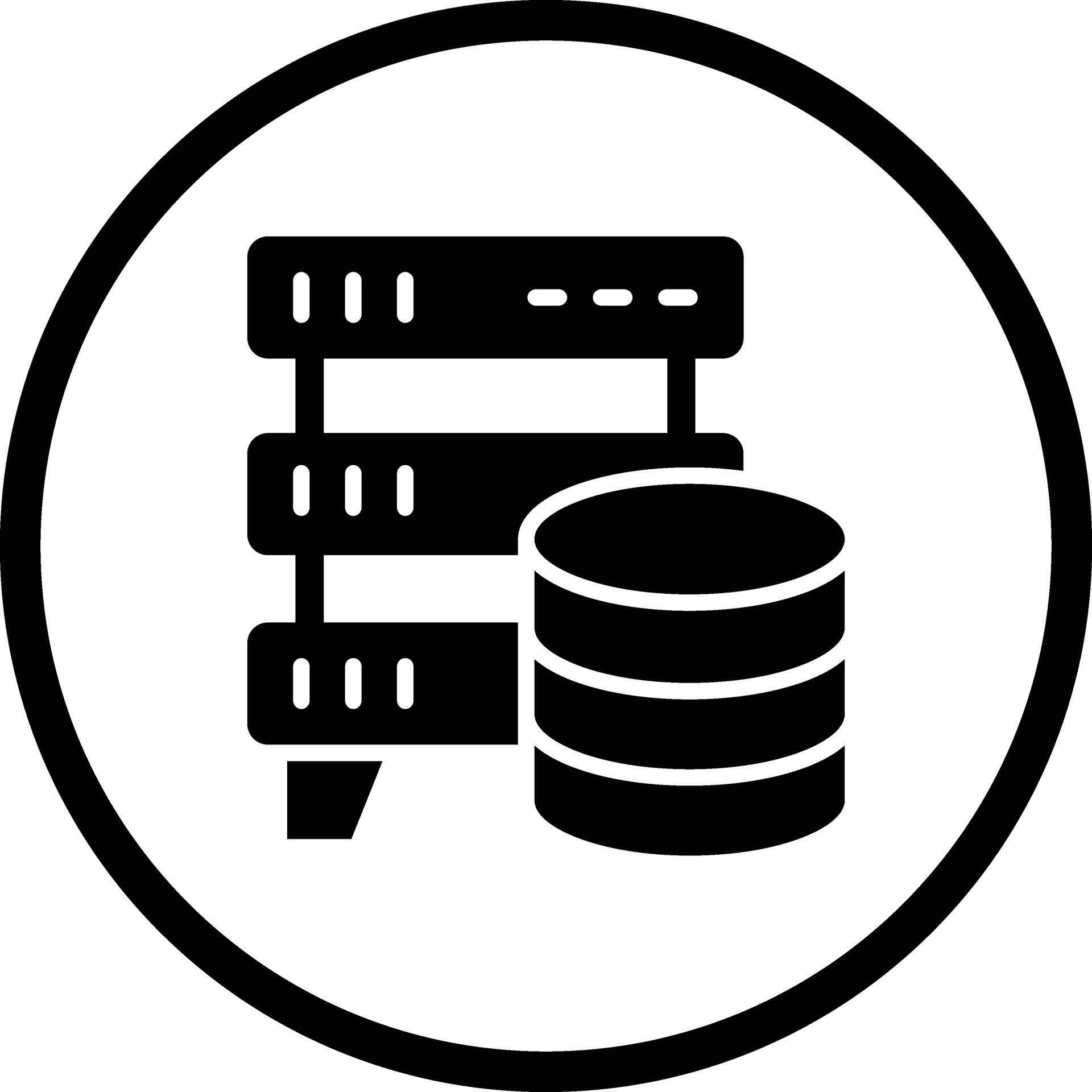 Database Storage Icon Design Illustration 50184335 Vector Art at Vecteezy