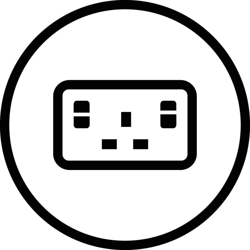 Socket Icon Design Illustration vector