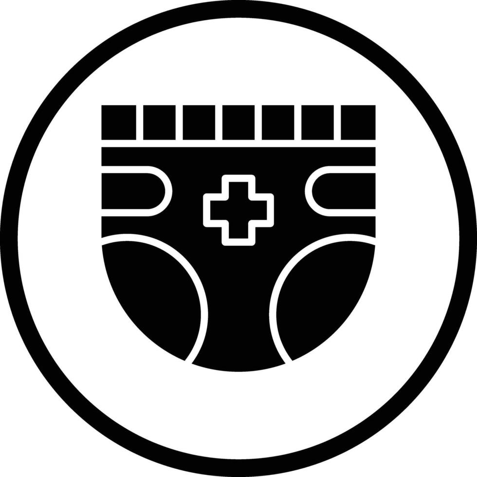 Diaper Icon Design Illustration vector