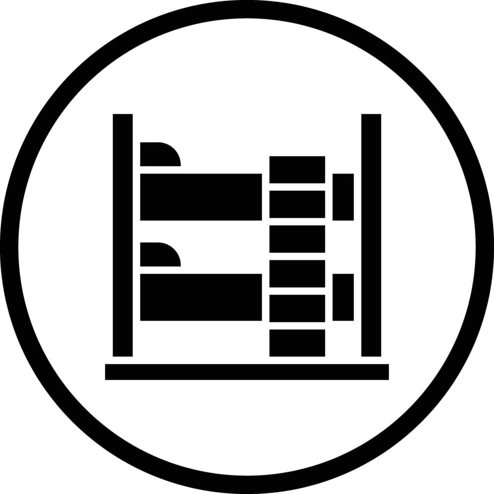 Berth Icon Design Illustration vector
