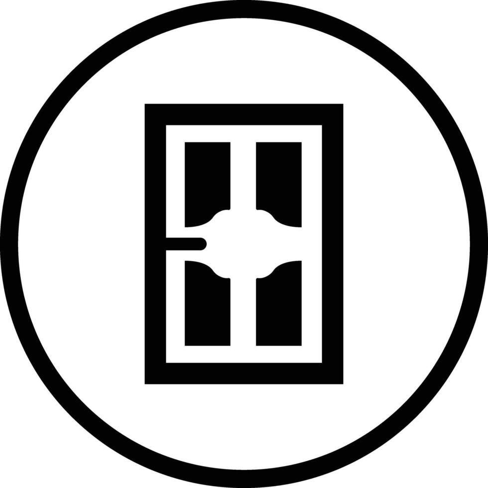 Door Icon Design Illustration vector