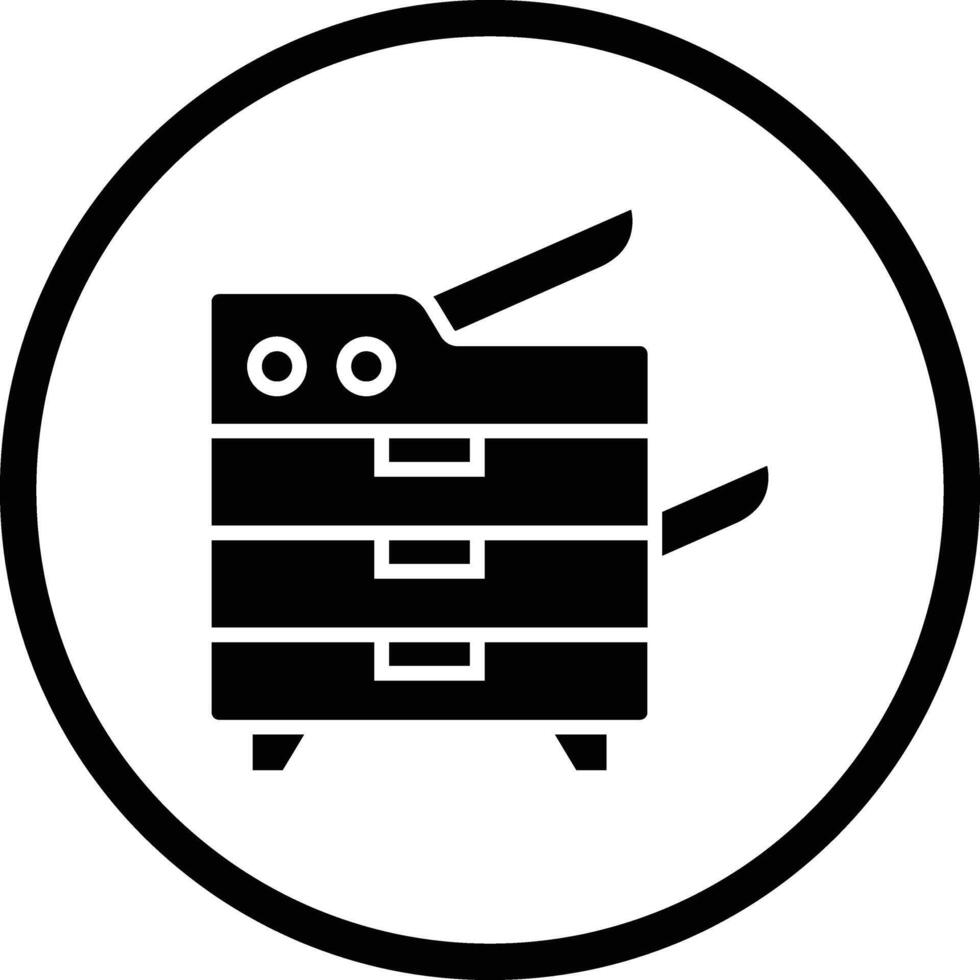 Photocopier Icon Design Illustration vector