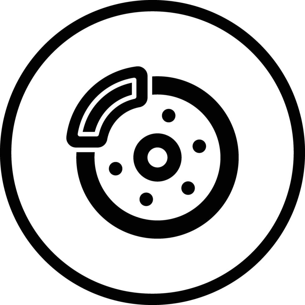 Disc break Icon Design Illustration vector