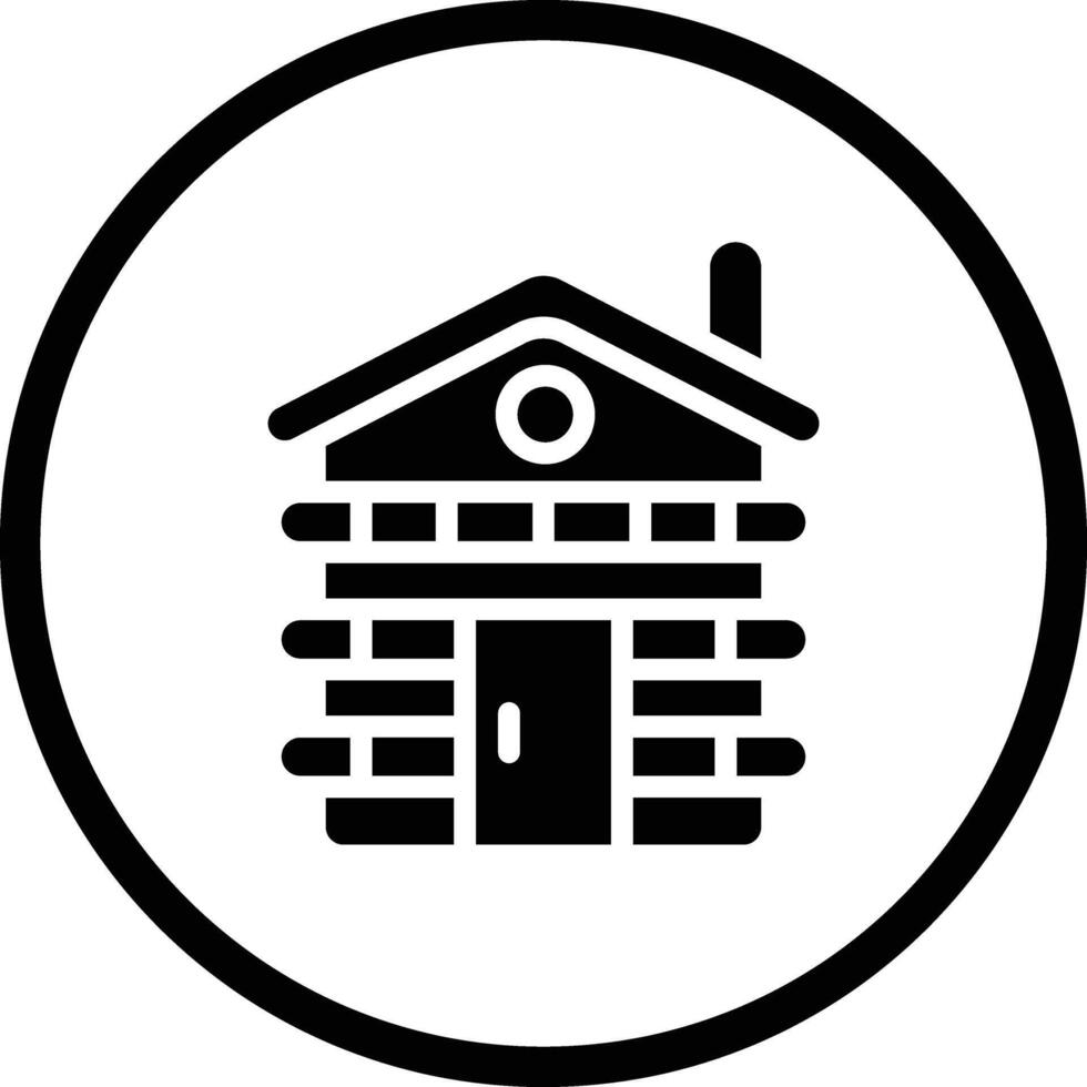 Cabin Icon Design Illustration vector