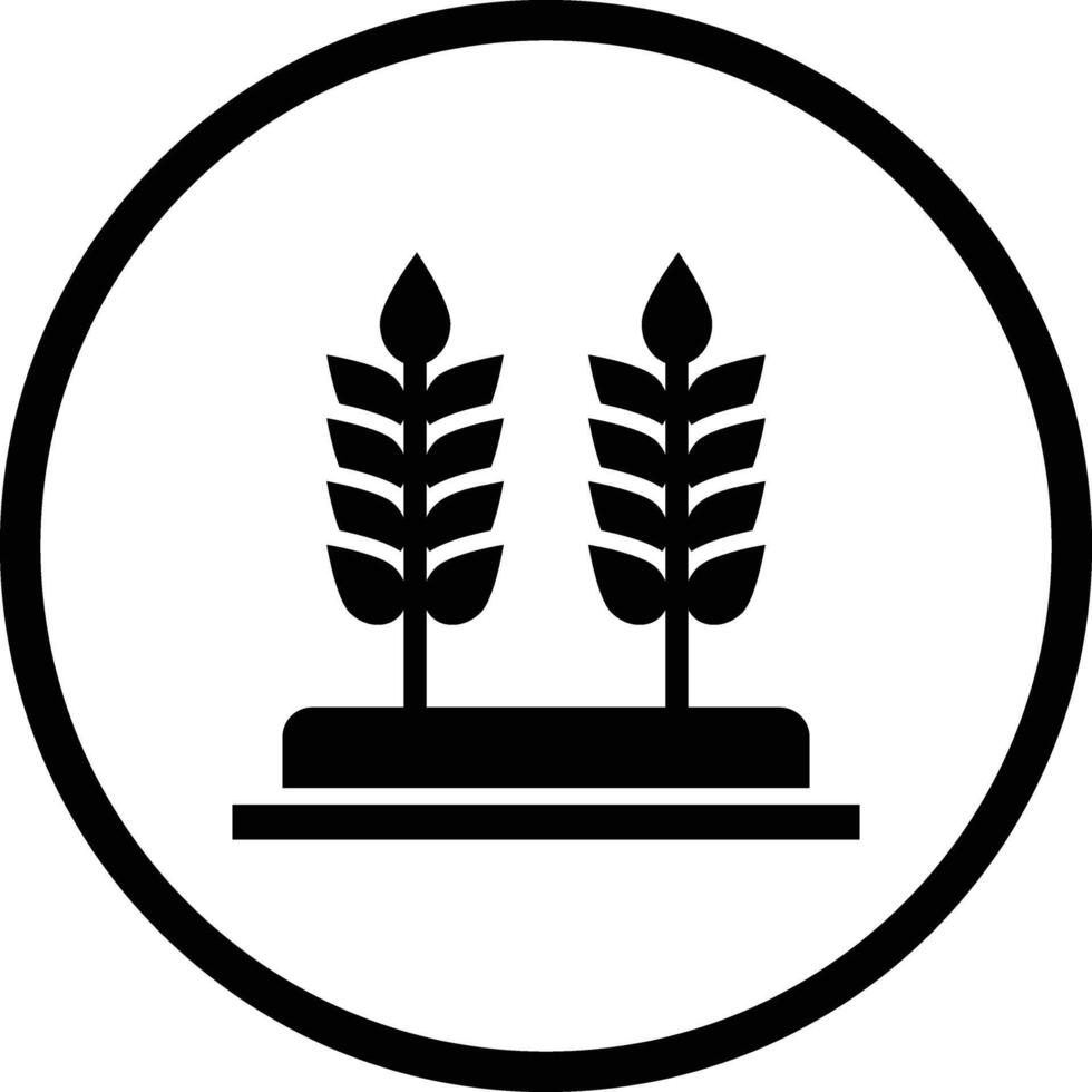 Wheat Icon Design Illustration vector