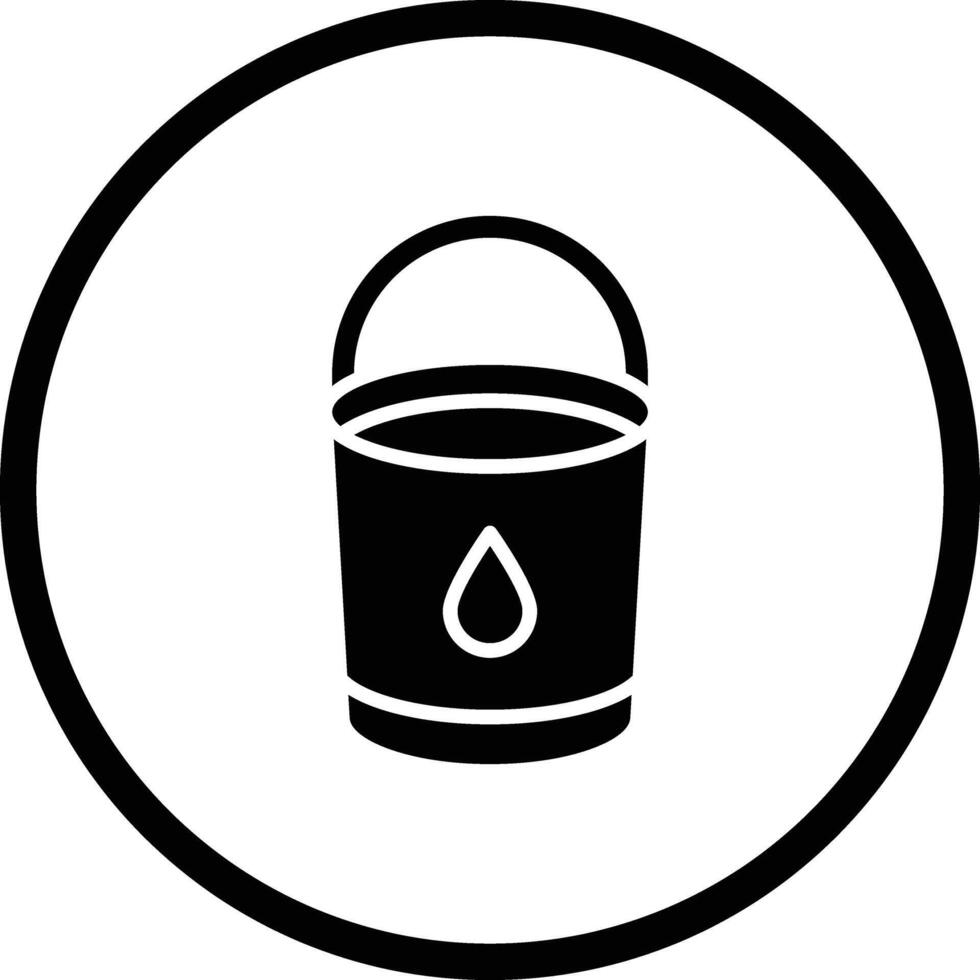 Bucket Icon Design Illustration vector
