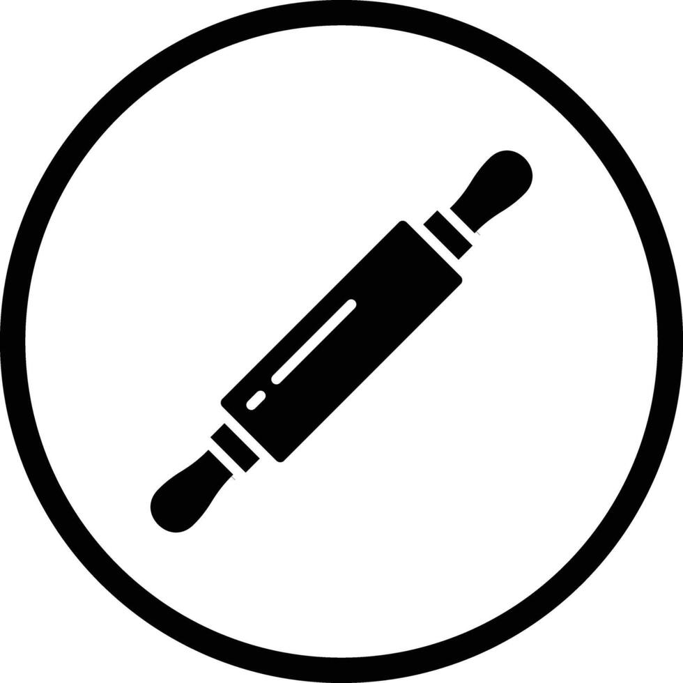 Rolling Pin Icon Design Illustration vector