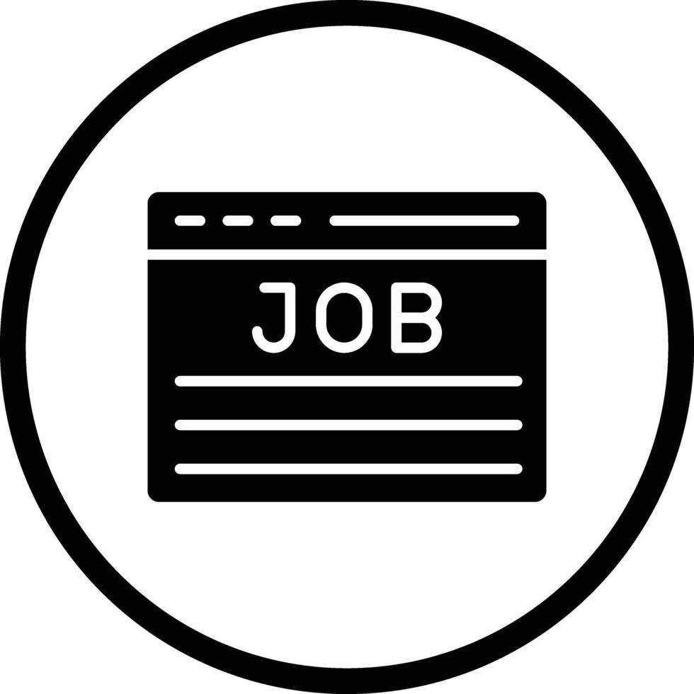 Job Icon Design Illustration vector