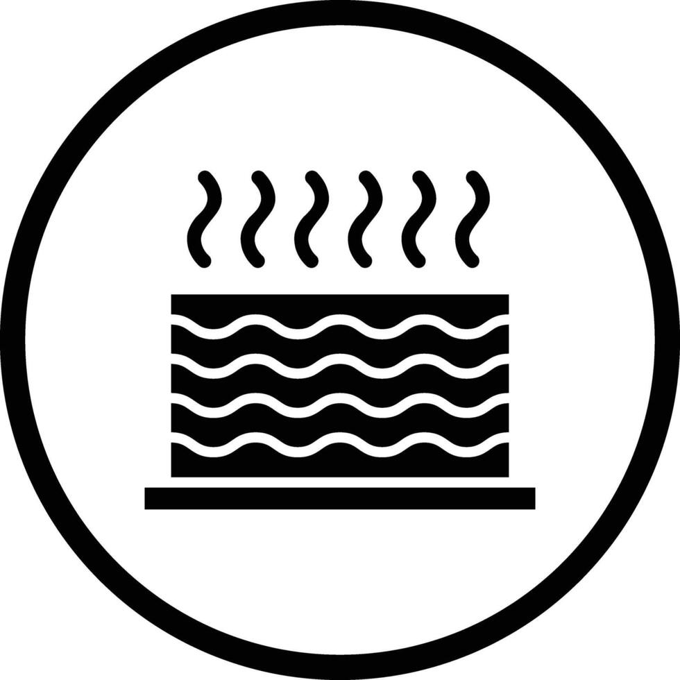 Hot Water Icon Design Illustration vector